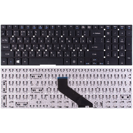 Клавиатура черная для Packard Bell EasyNote TS44HR