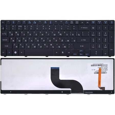 Клавиатура черная с подсветкой для Acer Aspire 5820TG