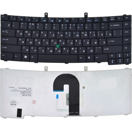 Клавиатура для Acer TravelMate 6410 черная (Управление мышью)