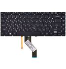 Клавиатура черная без рамки с подсветкой для Acer Aspire V5-472G (ZQK)