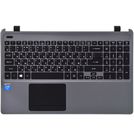 Клавиатура черная (Топкейс серый) для Packard Bell EasyNote ENTE69AP