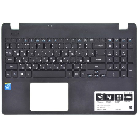 Клавиатура (Топкейс черный) для Acer Aspire ES1-512 (MS2394)