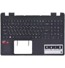 Клавиатура (Топкейс черный) для Acer Aspire E5-521