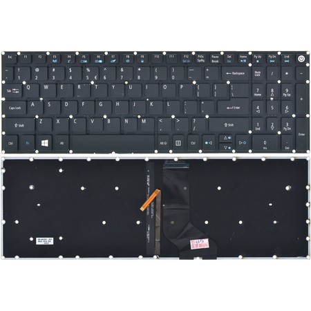 Клавиатура с подсветкой для Acer Aspire ES1-732 (N16C3)