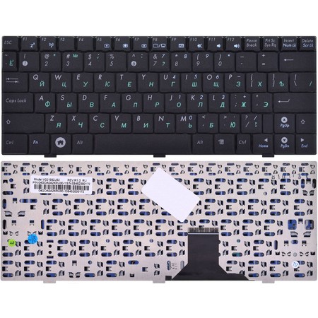 Клавиатура черная для Asus Eee PC 1000HD