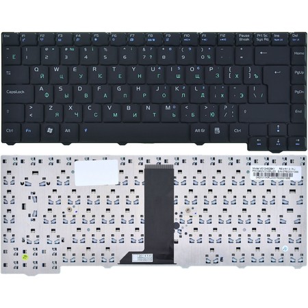 Клавиатура черная (28 PIN) для Asus F3E