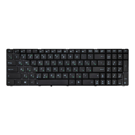 Клавиатура черная с черной рамкой для Asus F52Q