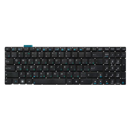 Клавиатура черная без рамки для ASUS N750JV
