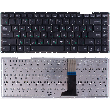 Клавиатура черная без рамки для Asus X401