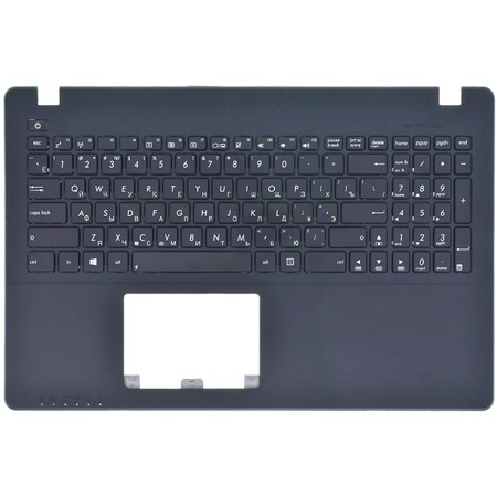 Клавиатура черная (Топкейс черный) для Asus X552LAV