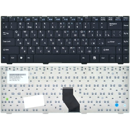 Клавиатура черная для Benq Joybook R43