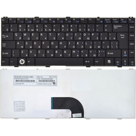 Клавиатура для Benq Joybook S43 черная