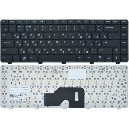 Клавиатура для Dell Inspiron 13Z (1370) (P06S) черная