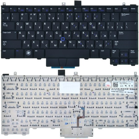 Клавиатура черная для Dell Latitude E4310
