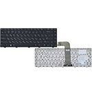 Клавиатура черная с черной рамкой для Dell Inspiron 15R (5520) (P25F)