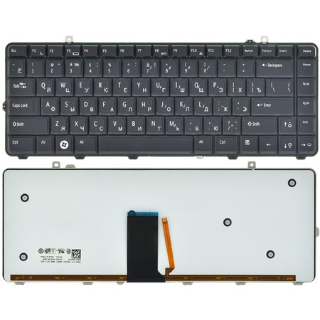 Клавиатура черная с подсветкой для Dell Studio 1557 (PP39L)
