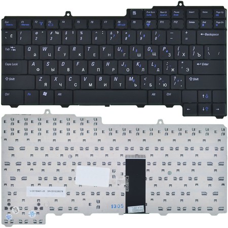 Клавиатура черная для Dell Inspiron 9400 (PP05XB)
