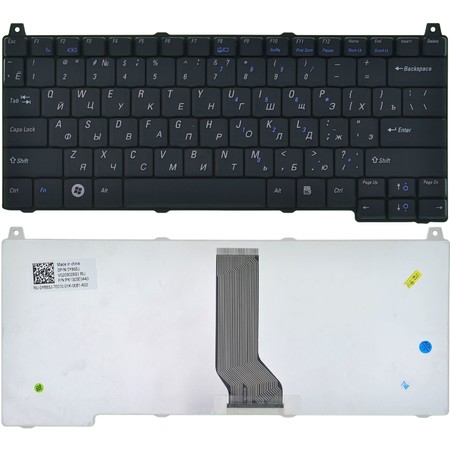 Клавиатура черная для Dell Vostro 1510 (PP36L)