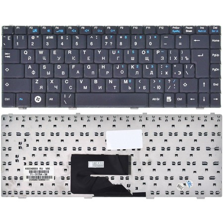 Клавиатура черная для MSI S262 (MS-1057)