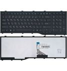 Клавиатура черная с черной рамкой для Fujitsu Siemens Lifebook A532