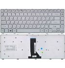 Клавиатура серебристая с серебристой рамкой для Gateway NE510