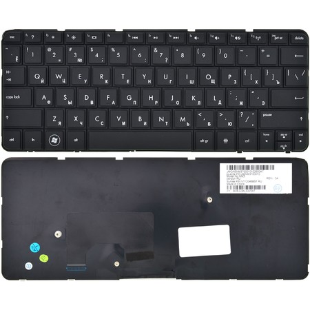 Клавиатура черная для HP Mini 110-3601er PC