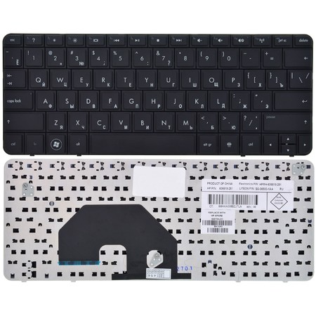 Клавиатура черная для HP Mini 110-3100 PC