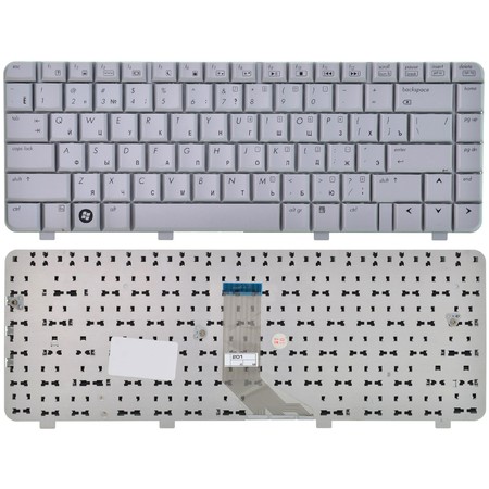 Клавиатура серебристая для HP Compaq Presario CQ40