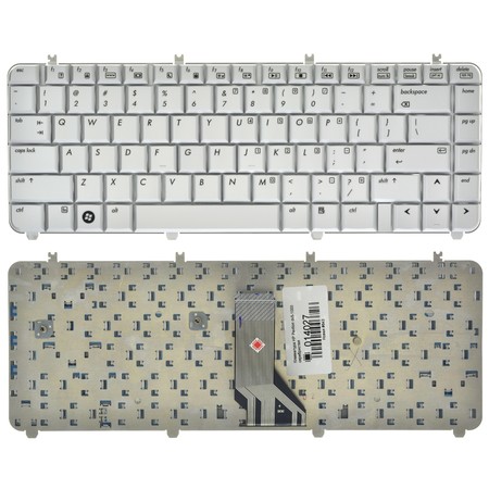 Клавиатура серебристая для HP Pavilion dv5-1000