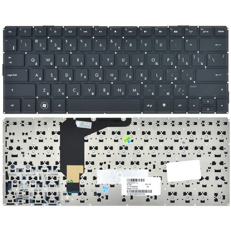 Клавиатура черная без рамки для HP Envy 13-1000