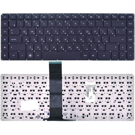 Клавиатура черная без рамки для HP Envy 15-1000