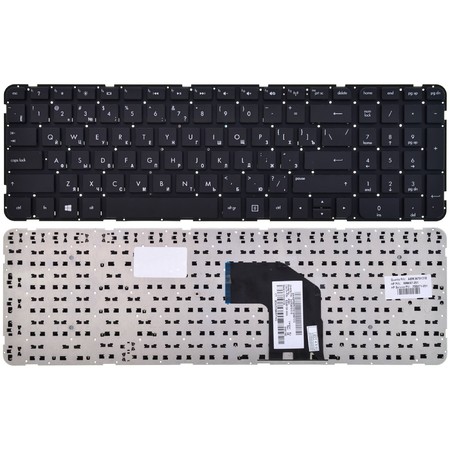 Клавиатура черная без рамки для HP Pavilion g6-2000