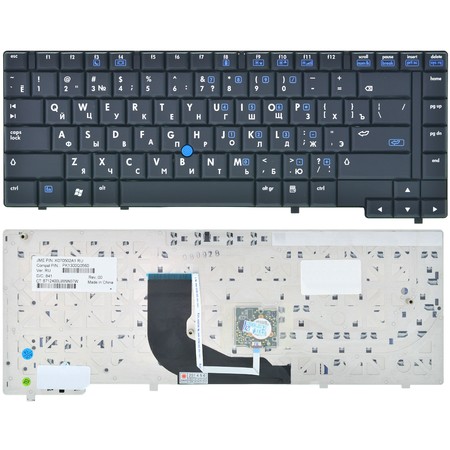 Клавиатура черная (Управление мышью) для HP Compaq nc6400