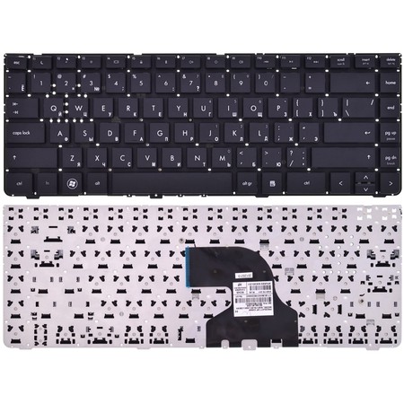 Клавиатура черная без рамки для HP ProBook 4436s