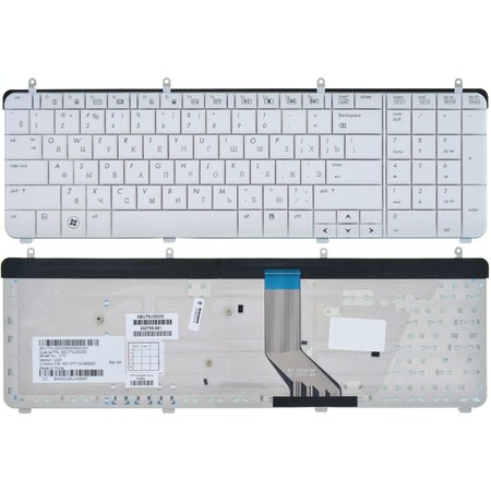 Клавиатура белая для HP Pavilion dv7-2000