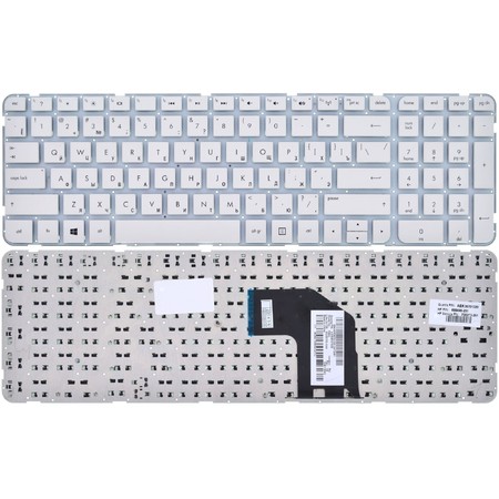 Клавиатура белая без рамки для HP Pavilion g6-2393sr