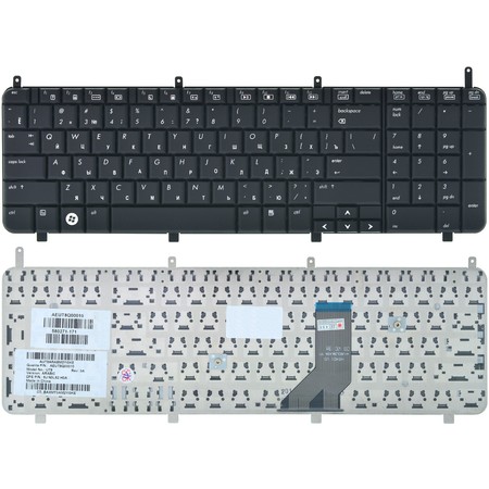Клавиатура черная для HP HDX X18-1050ER Premium