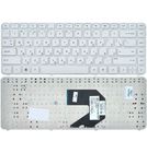 Клавиатура для HP Pavilion g4-2000 белая с белой рамкой