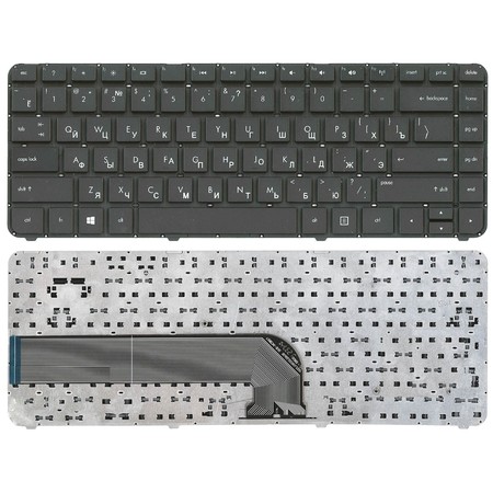 Клавиатура черная без рамки для HP Pavilion dv4-5000