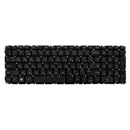 Клавиатура черная без рамки для HP Pavilion 15-n072sr