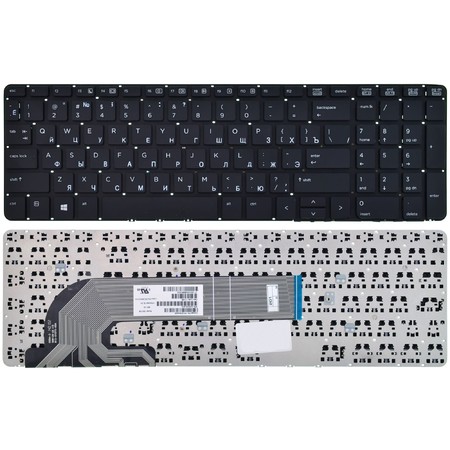 Клавиатура черная без рамки для HP ProBook 455 G1
