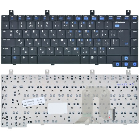Клавиатура черная для HP Pavilion dv4000