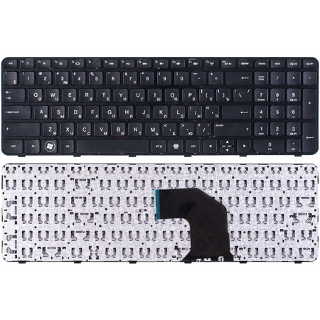 Клавиатура черная с черной рамкой для HP Pavilion g6-2000