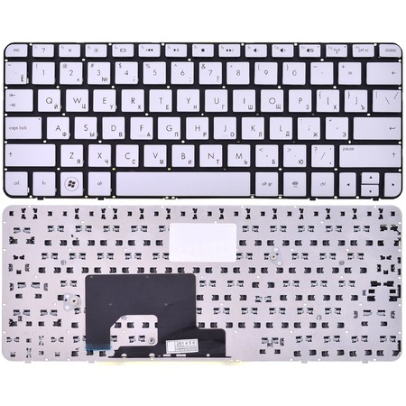 Клавиатура серебристая без рамки для HP Mini 110-3500