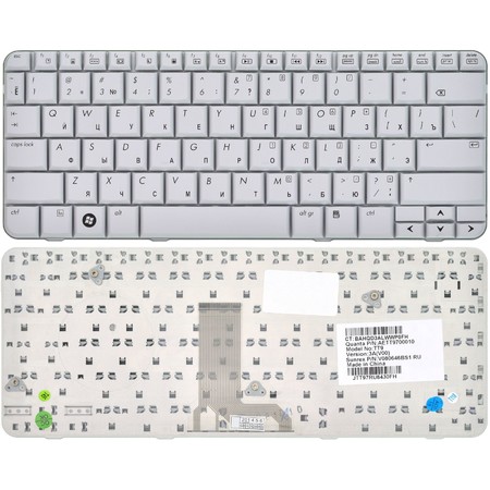 Клавиатура серебристая для HP Pavilion tx1000