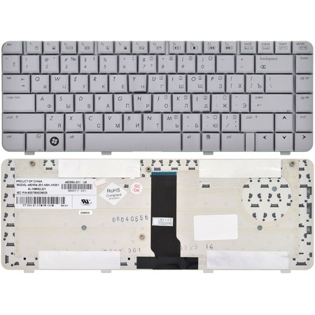 Клавиатура серебристая для HP Pavilion dv3000