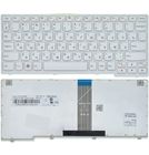 Клавиатура для Lenovo IdeaPad S110 белая с белой рамкой