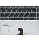 Клавиатура черная с серой рамкой для Lenovo IdeaPad Z360