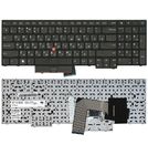 Клавиатура для Lenovo ThinkPad Edge E530 черная с черной рамкой (Управление мышью)