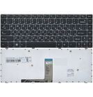 Клавиатура черная с серой рамкой для Lenovo V370